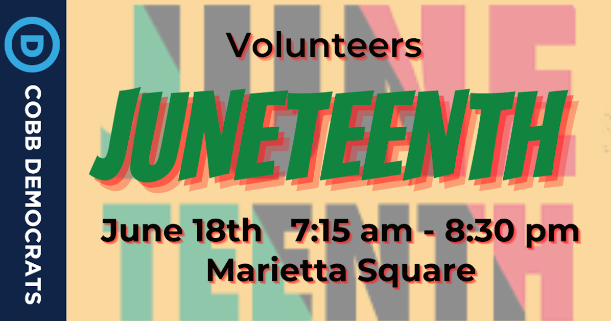 Booth Volunteers for Marietta’s Annual Celebration · Cobb